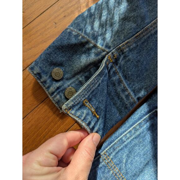 Ralph Lauren 90s Vintage Denim Chore Barn Trucker Jacket Size L - Picture 5 of 9